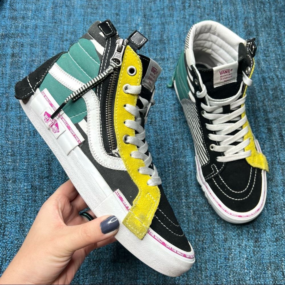 Vans Sk8-Hi OTW Cap Disarray Sneakers Multicolor Mixed Pattern